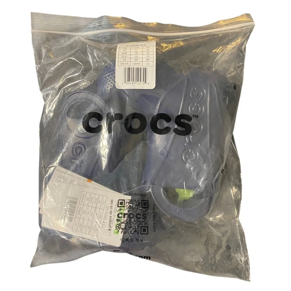 Crocs Handle It Rain Boot T Navy Blue Toddler Size C5 Waterproof 211056-410 NEW